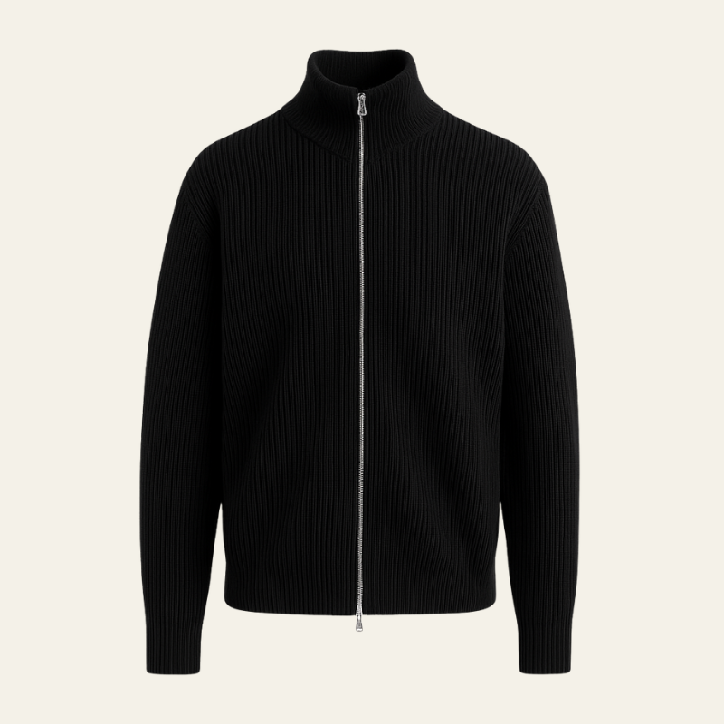 The Lucerne Zip Knit Vest