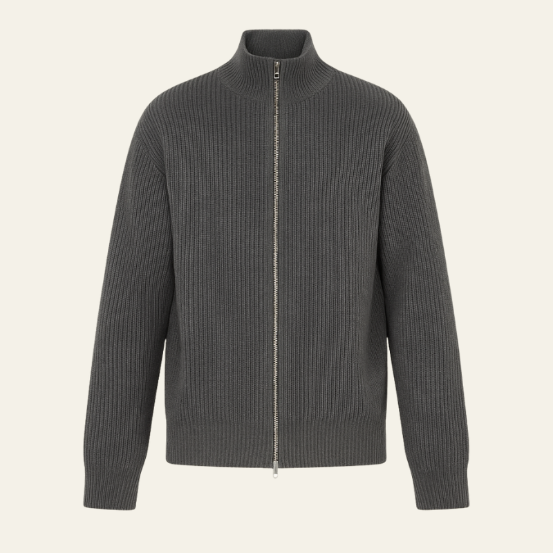 The Lucerne Zip Knit Vest