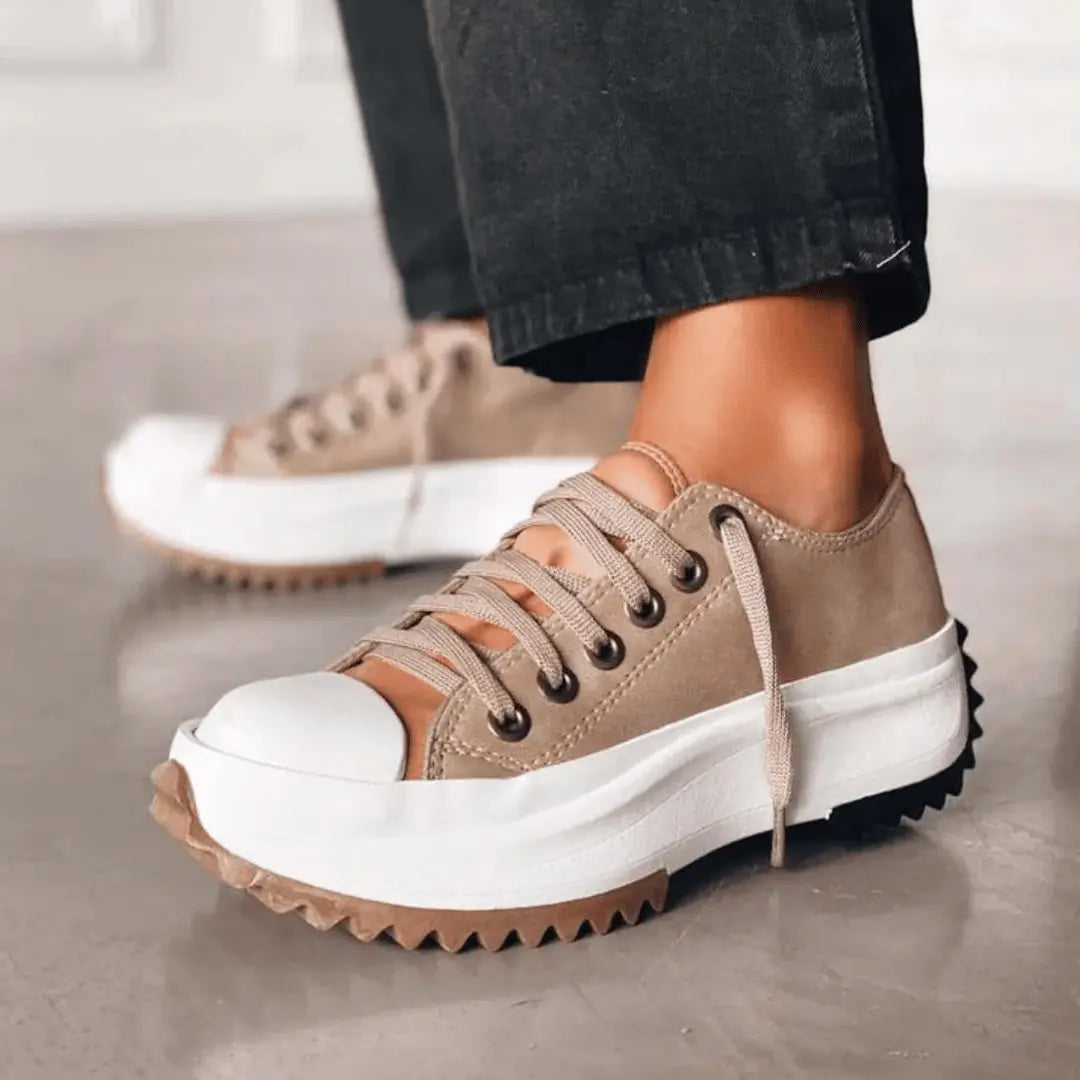 The Milan Platform Lug-Sole Sneakers