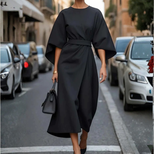 The Amalfi Belted Maxi Dress