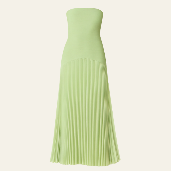 The Valencia Sleeveless Drop-Waist Maxi Strapless Dress