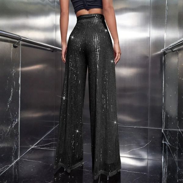 The Portsea Sequin Wide-Leg Pants