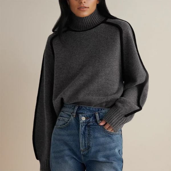 The Verona Long Sleeve Turtleneck Sweater