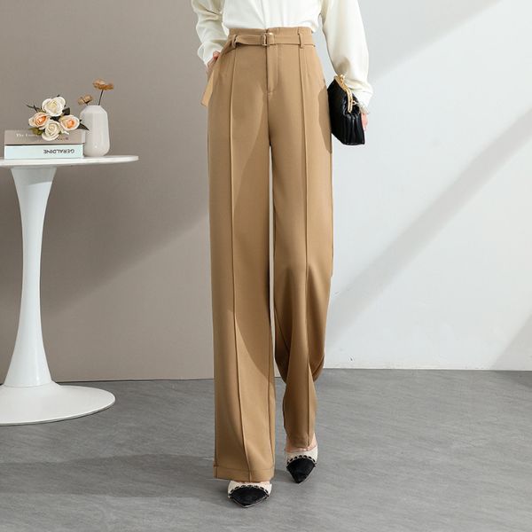 The Valencia High-Waist Drape Trouser