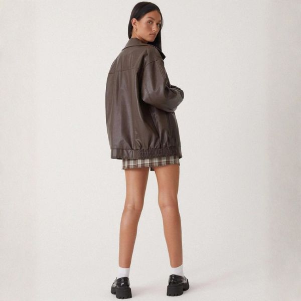 The Vienna PU Zip Jacket