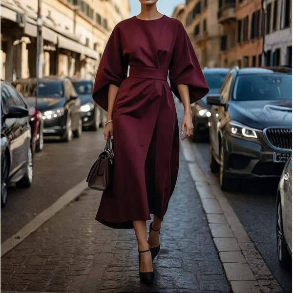 The Amalfi Belted Maxi Dress