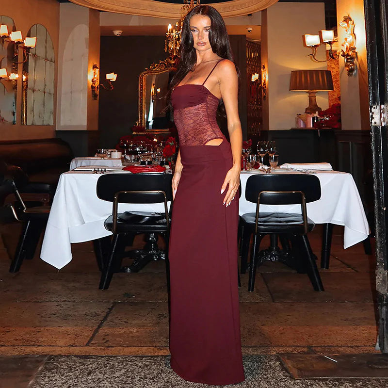 The Verona Lace Maxi Dress
