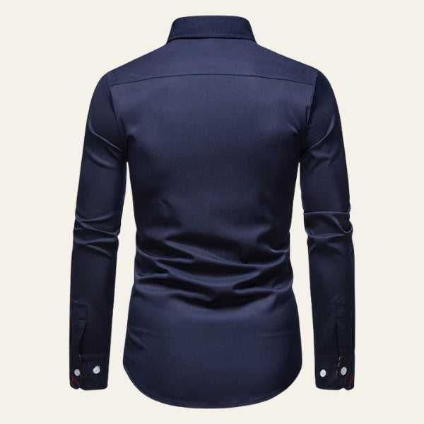 The Milano Contrast-Trim Button Shirt