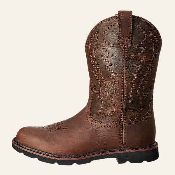 The Frontier Camo-Panel Western Boots