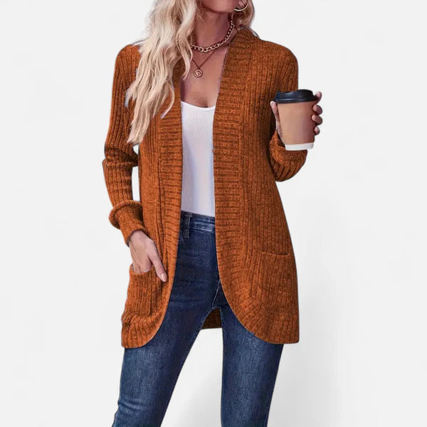 The Sonoma Ribbed Pocket Cardigan