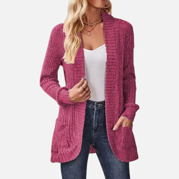 The Sonoma Ribbed Pocket Cardigan