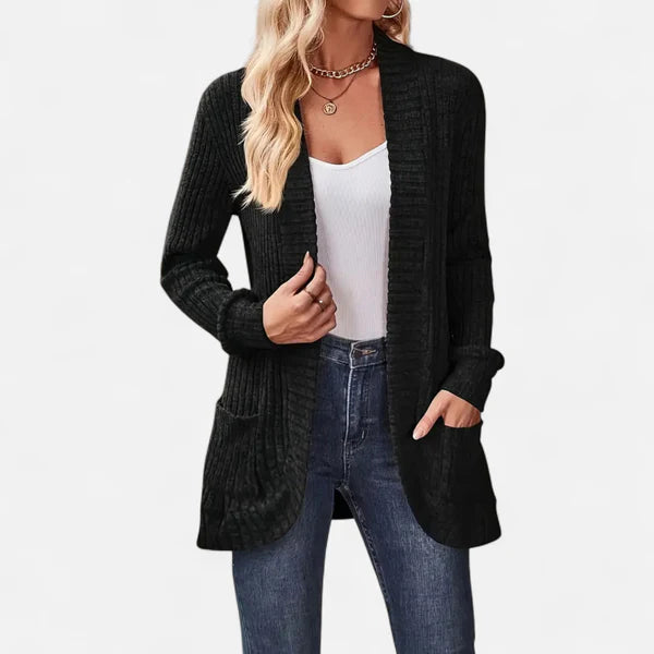 The Sonoma Ribbed Pocket Cardigan
