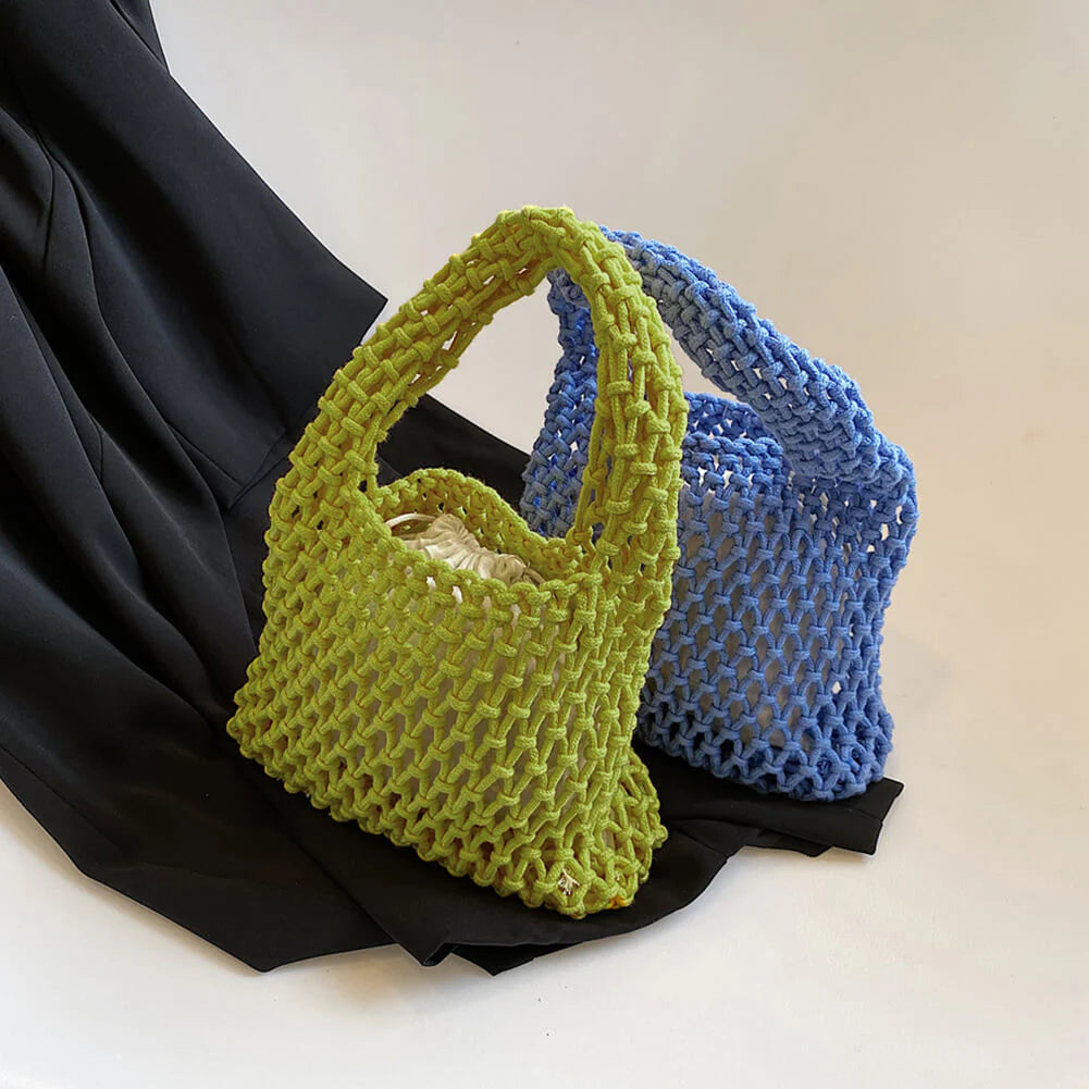 The Capri Open-Knit Shoulder Bag