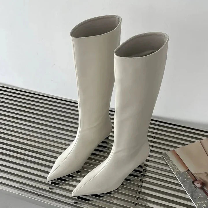 The Milan Pointed-Toe Knee-High Boots