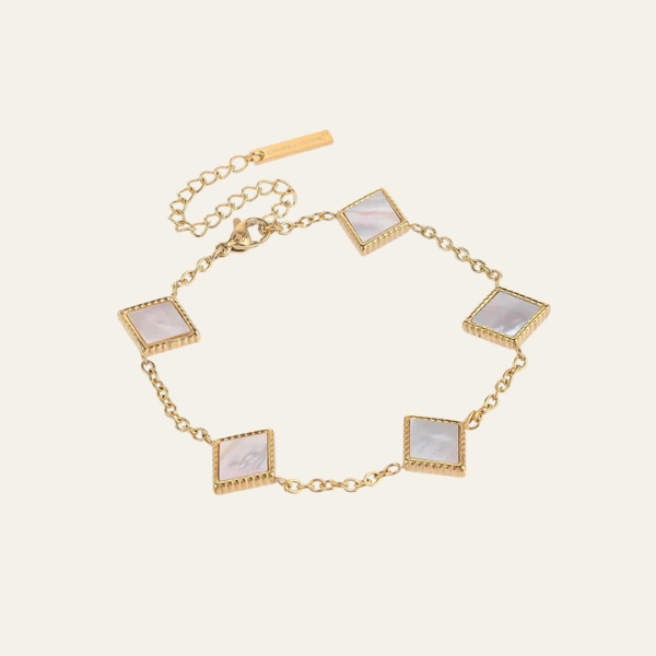 The Verona Pearl Charm Bracelet