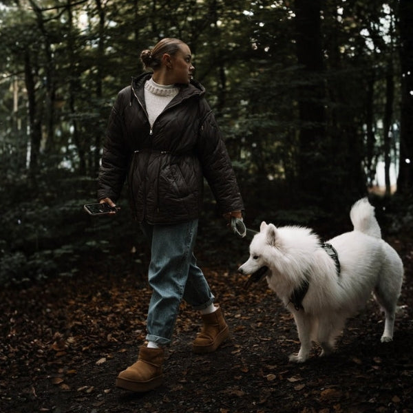 The Aspen Hooded Quilted Drawstring Jacket