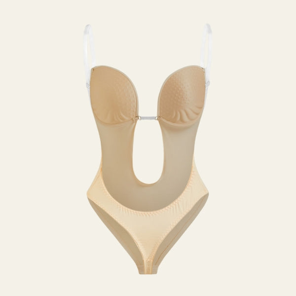 The Ravello Plunge-Front Sculpting Bodysuit