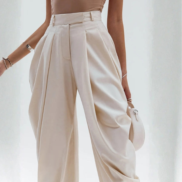 The Amalfi Draped Pleat Trousers