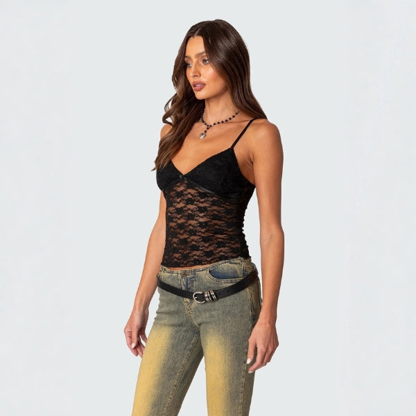 The Amara Delicate Lace-Inspired Cami