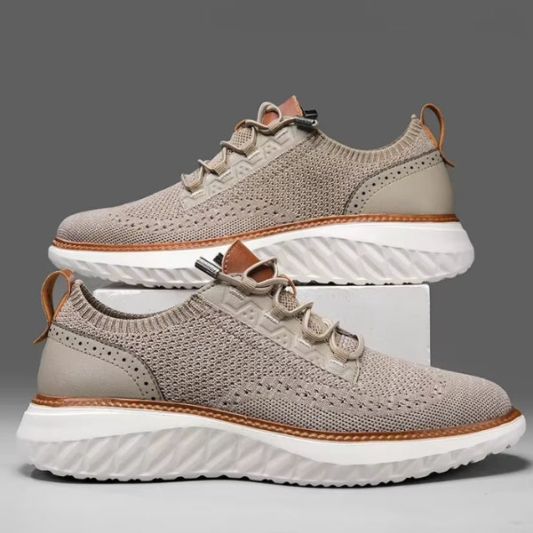 The Riviera Textured Knit Sneakers