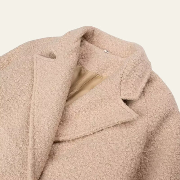 The Oslo Textured Belted Long Coat