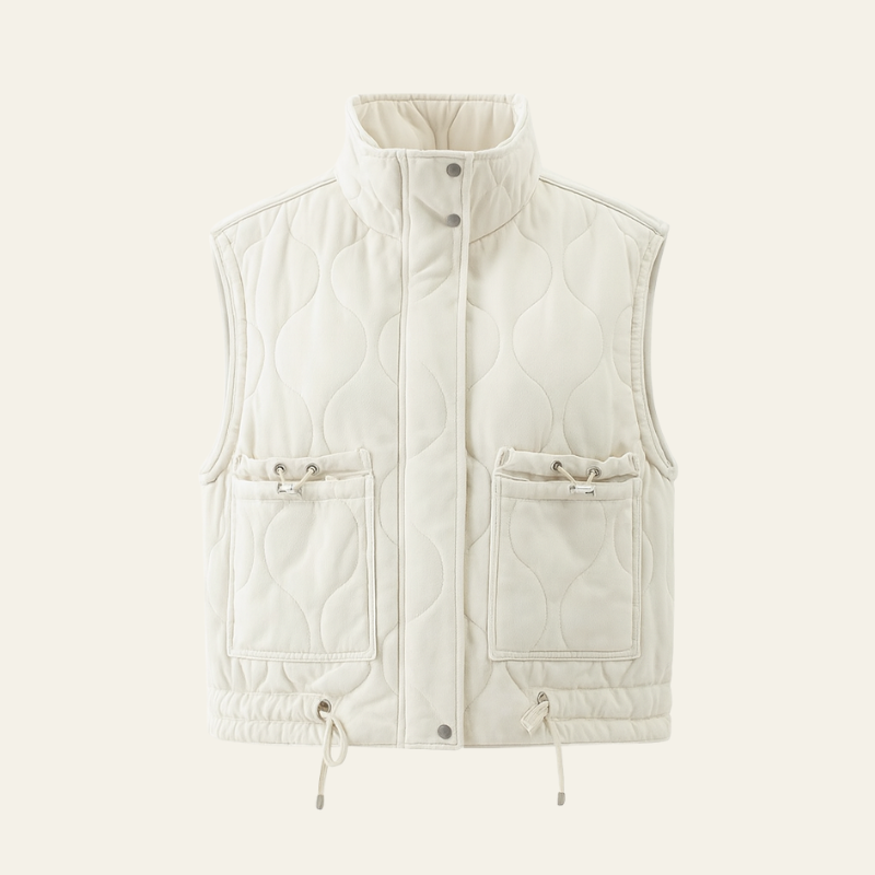 The Aspen Cotton Quilted Vest