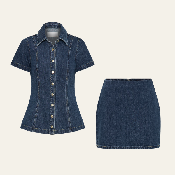 The Milan Denim Co-Ord Set