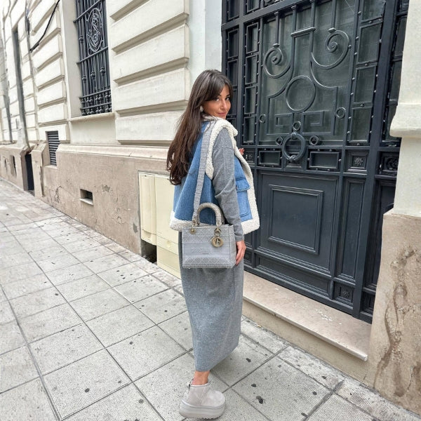 The Oslo Denim Sherpa Vest