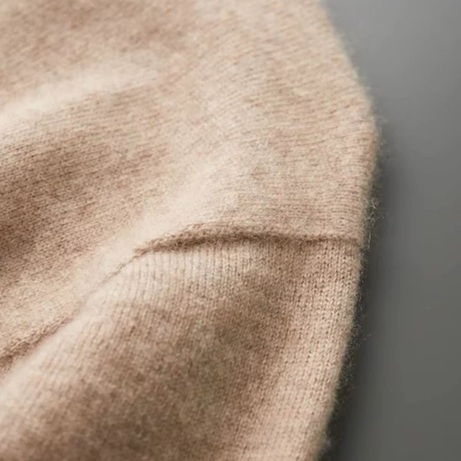 The Vienna Cashmere Mock Neck T-Shirt