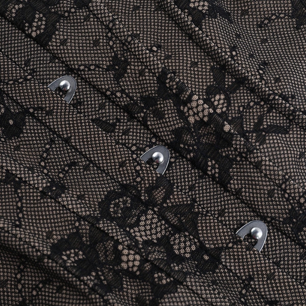 The Parisian Lace-Trim Corset Top