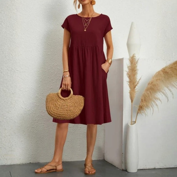 The Amalfi Pocketed Midi Dress
