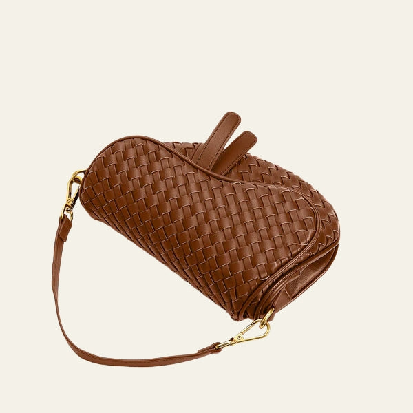 The Ravello Woven Flap Shoulder Bag