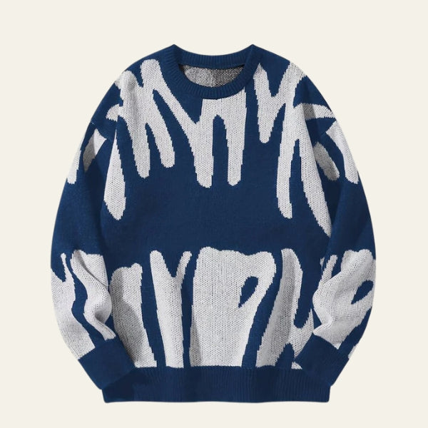 The Milano Abstract Knit Sweater