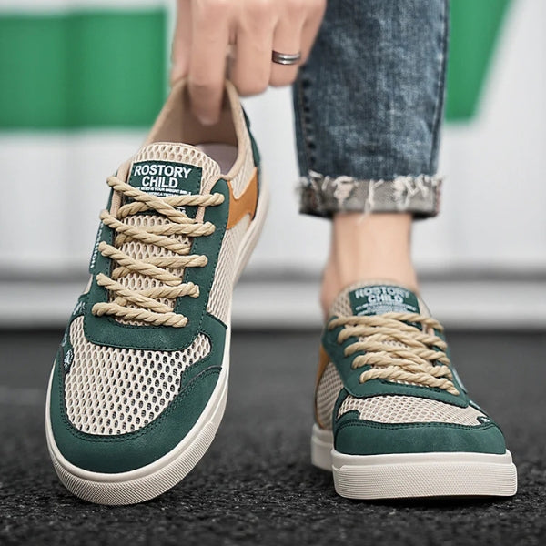 The Riviera Mesh Pattern Sneakers
