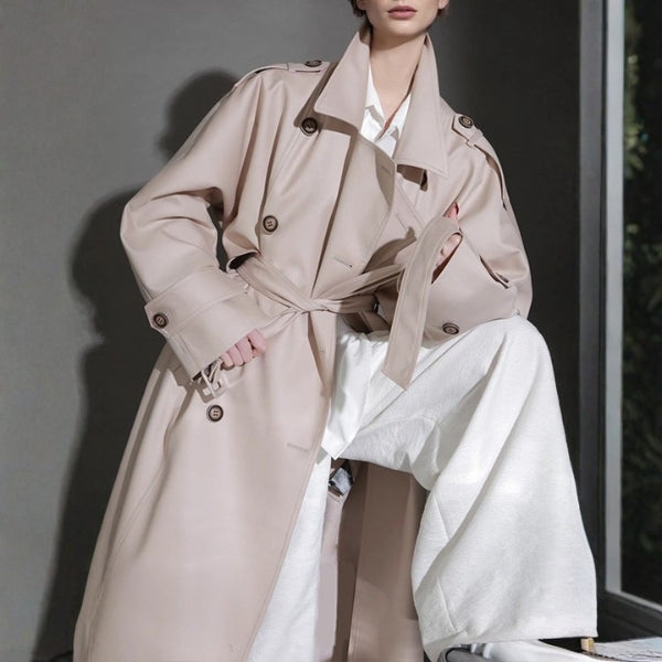 The Marlowe Belted Oversized Trench Coat
