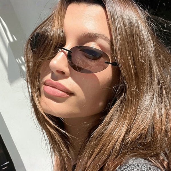 The Santorini Retro Oval Sunglass