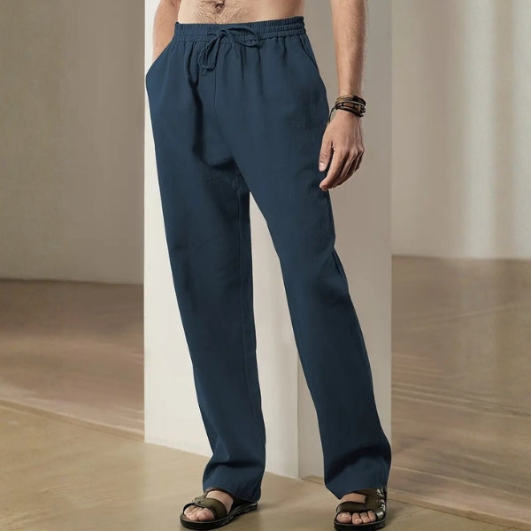 The Malibu Drawstring Eco-Linen Trousers