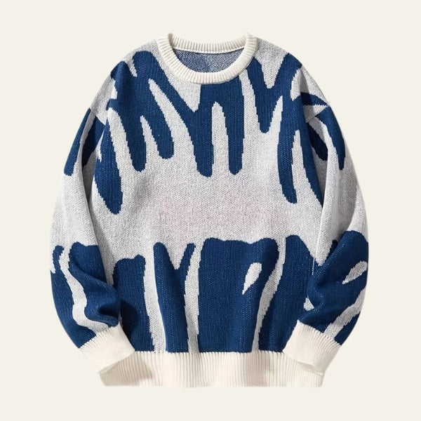 The Milano Abstract Knit Sweater