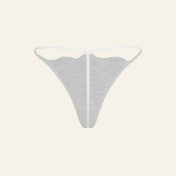 The Verona Sheer Lace Thong Set