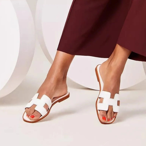 The Riviera H-Strap Flat Sandals