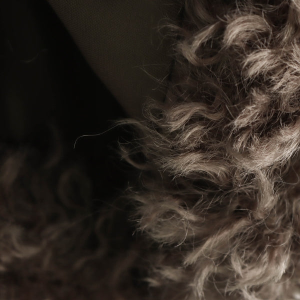 The Siena Curly-Texture Short Coat