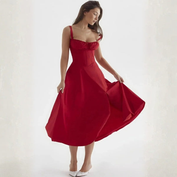 The Sorrento Bustier-Style Midi Dress