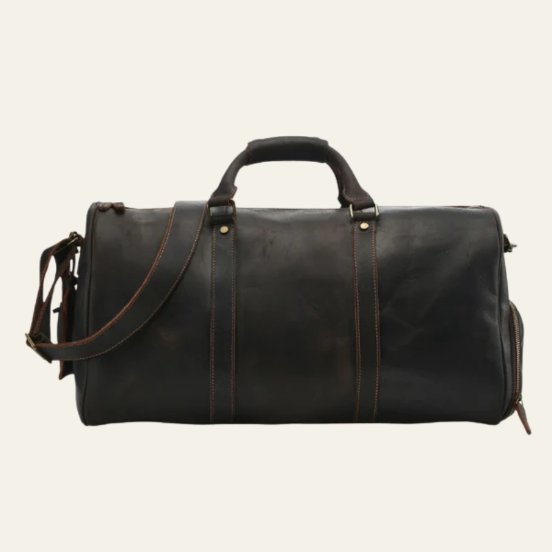 The Lucerne Leather Weekender Bag