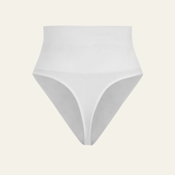 The Sculpt High-Rise Ribbed Thong Set
