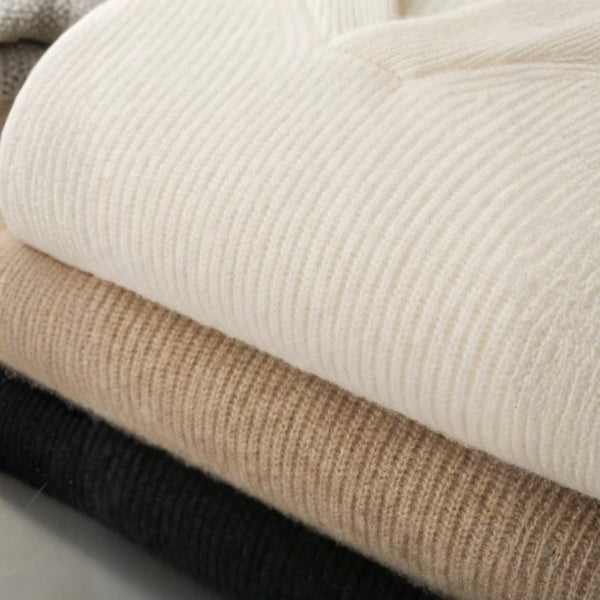 The Verona Cashmere V-Neck Sweater