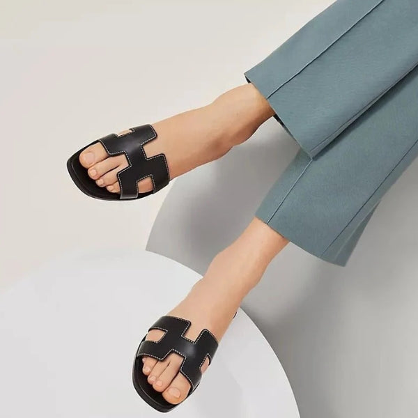 The Riviera H-Strap Flat Sandals