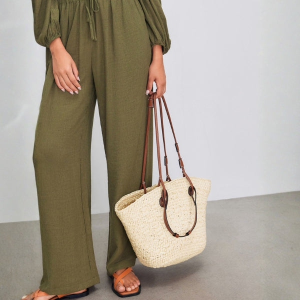 The Majorca Woven Multi-Strap Tote