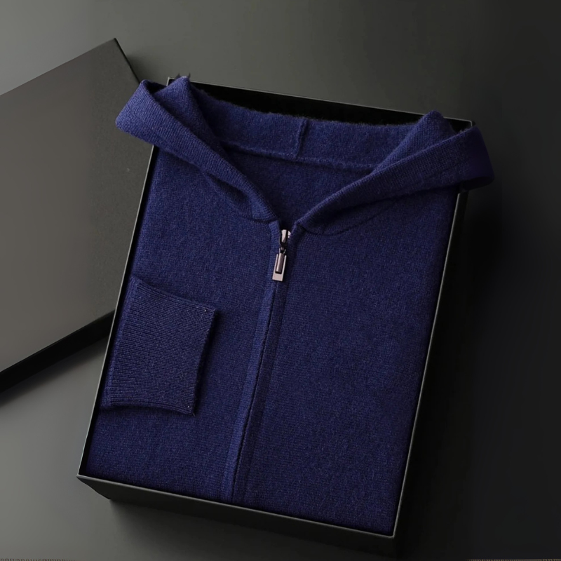 The Verona Cashmere Zip Hoodie
