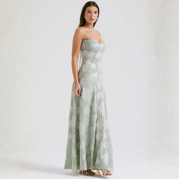 The Elowen Floral Lace Maxi Dress