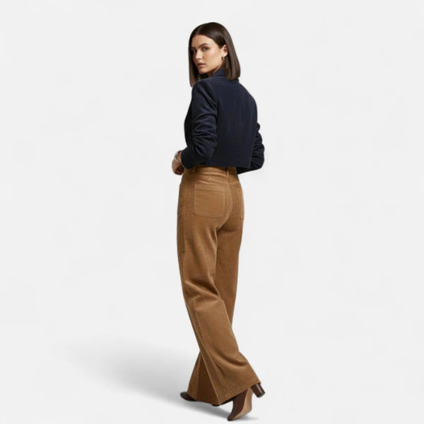 The Siena Corduroy Wide-Leg Trouser
